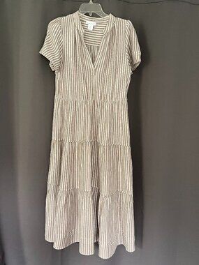 Linen summer dress, size Medium,